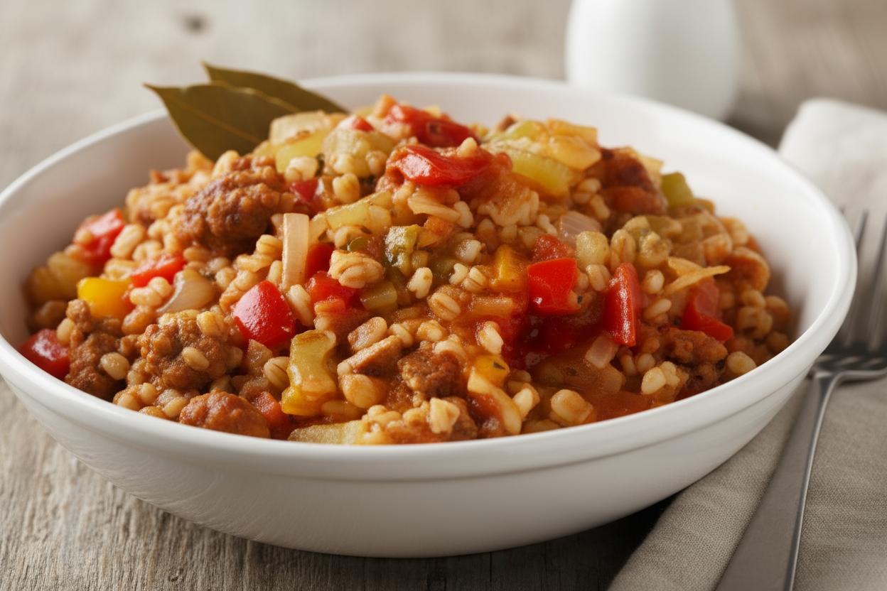 Barley Jambalaya recipe
