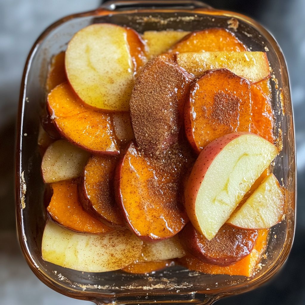 Baked Apples and Sweet Potatoes recipe