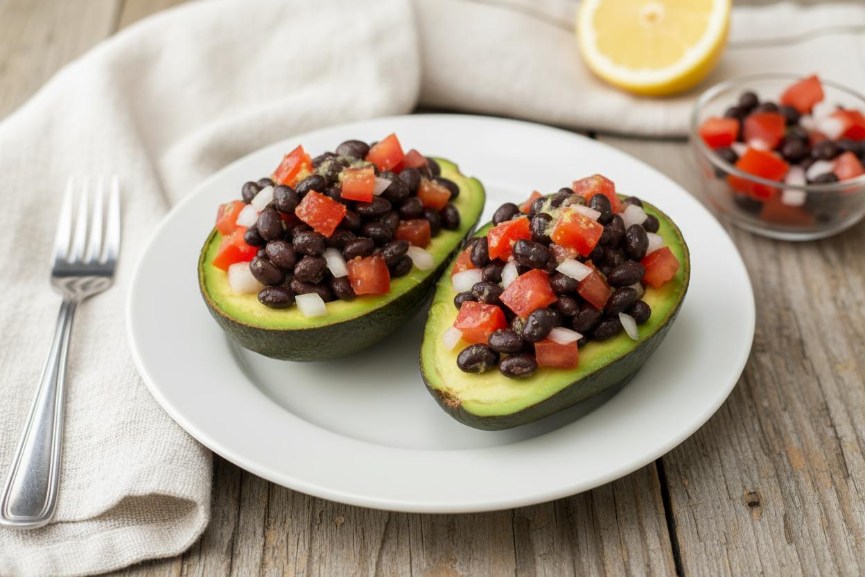 Fiesta Stuffed Avocado recipe