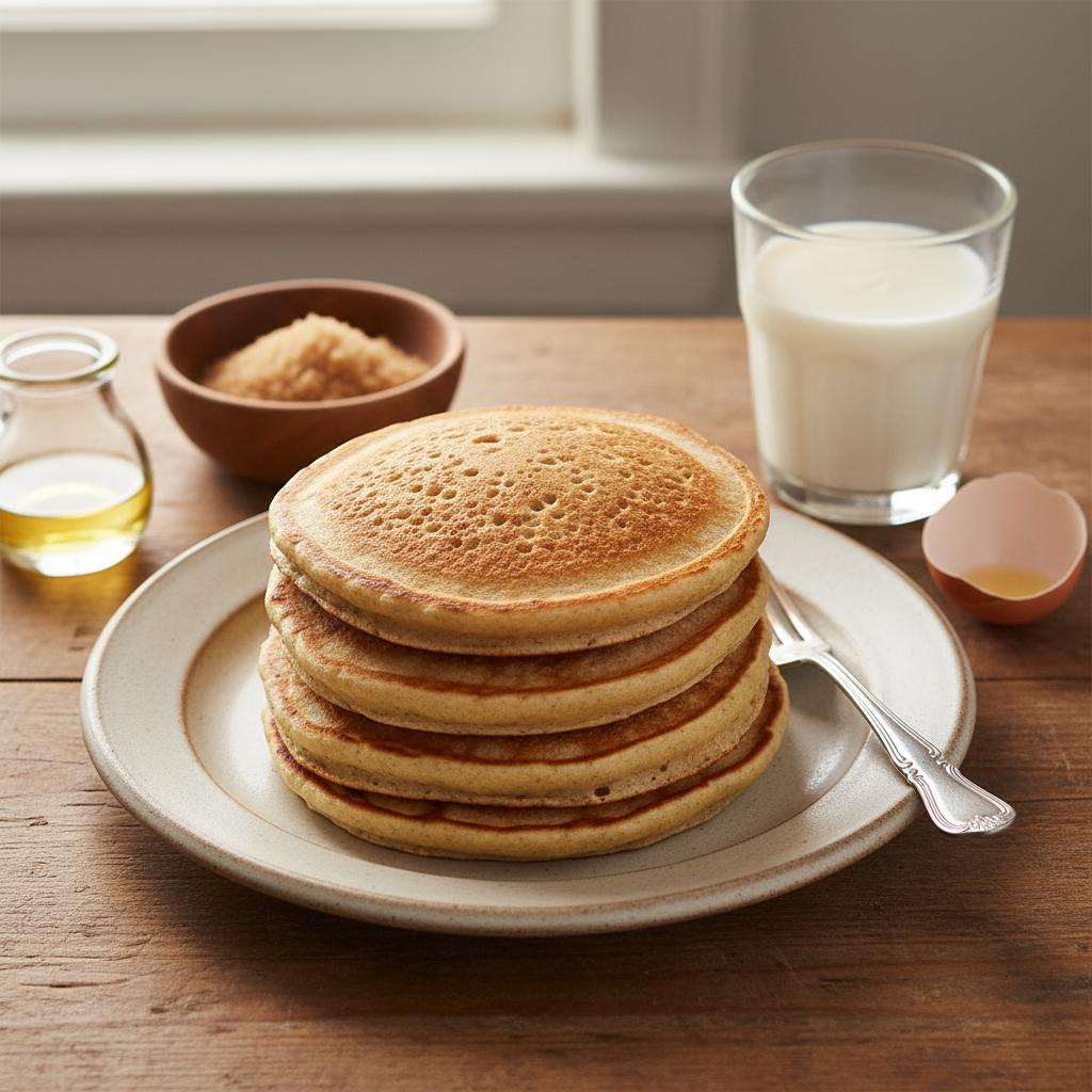 Light as a Feather Whole Wheat Pancakes recipe