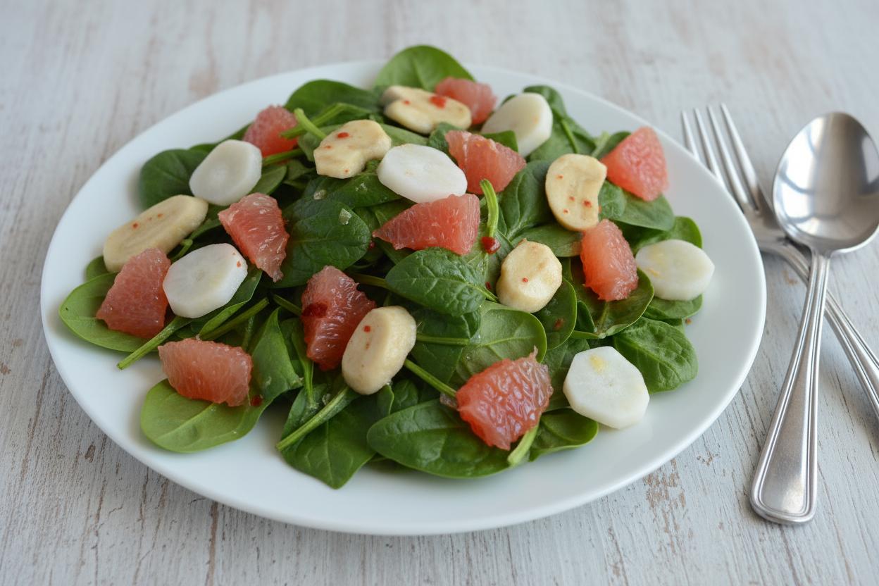 Grapefruit Spinach Salad recipe