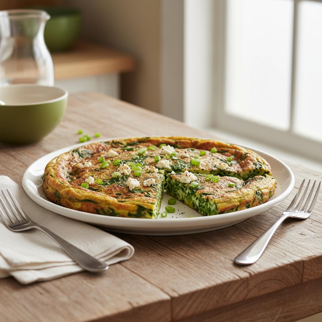 French Spinach Frittata recipe