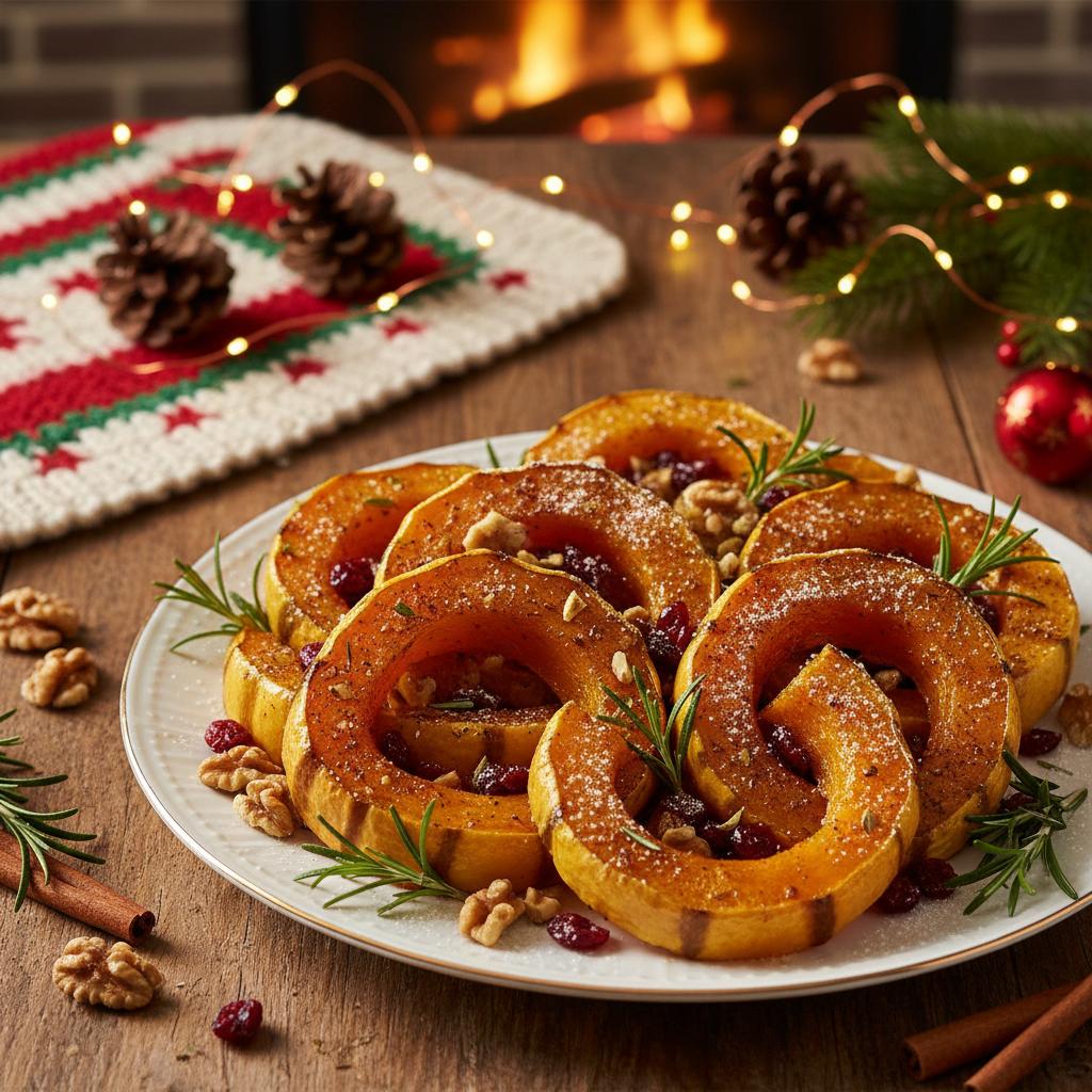 Christmas Spiced Roasted Squash recipe