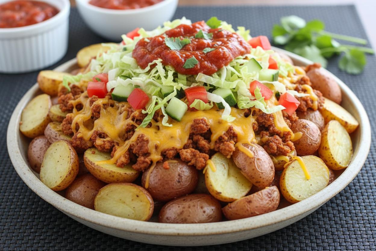 Potato Nachos recipe