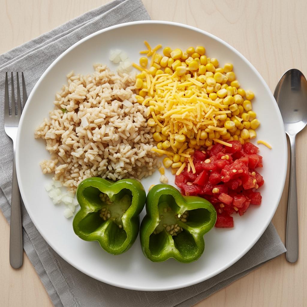 Corn and Pepper Cups recipe